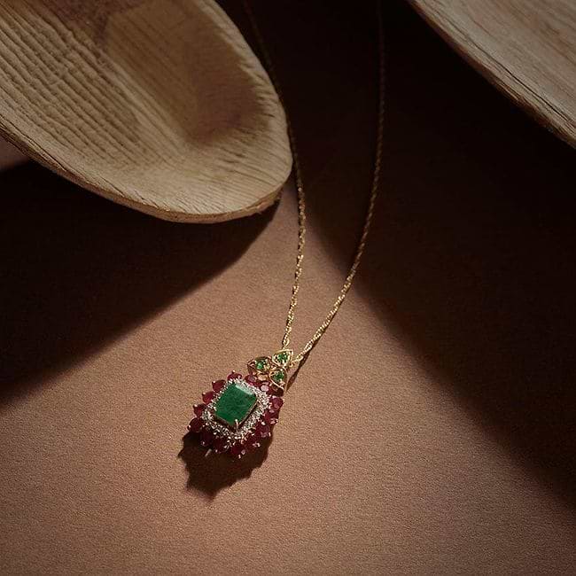 Shop Zenia Gemstone Pendant Online - CaratLane US Shop Zenia Gemstone Pendant Online - CaratLane US