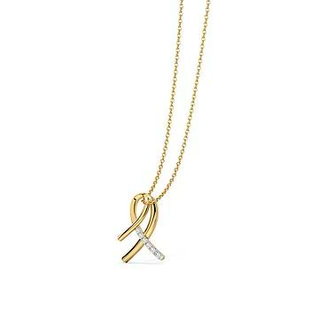 Knotted Grace Diamond Pendant