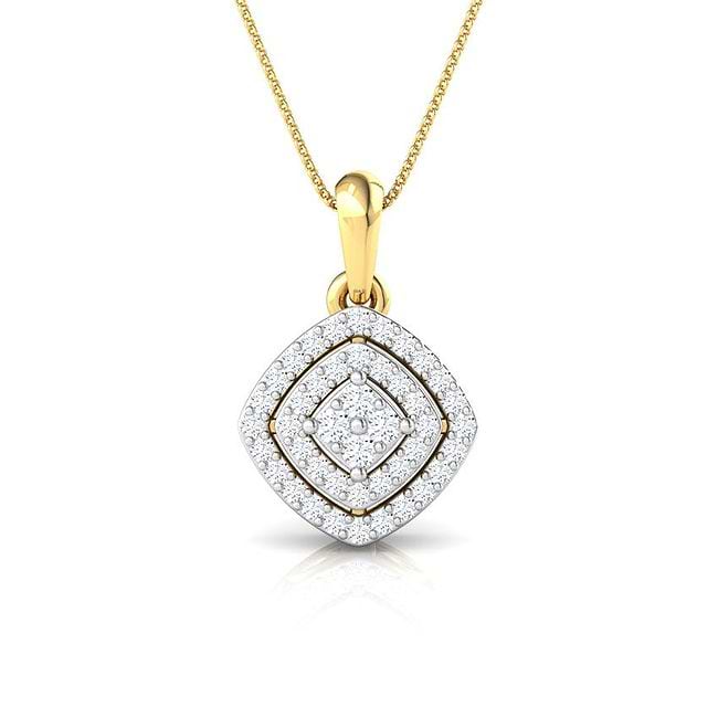 Caratlane diamond pendant set best sale