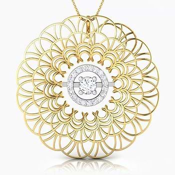 Paula Trellis Diamond Pendant