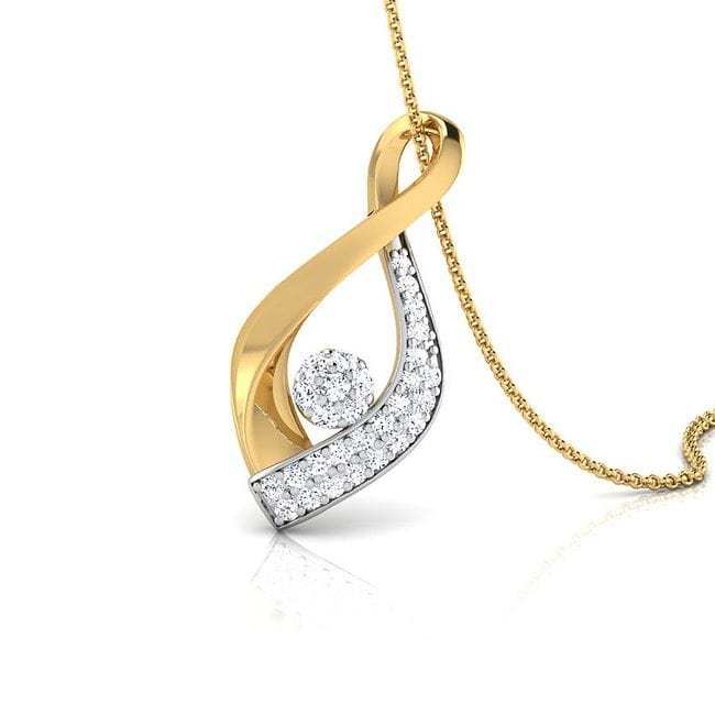 Caratlane diamond pendant sales