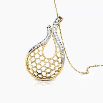 Nila Dancing Diamond Drop Pendant