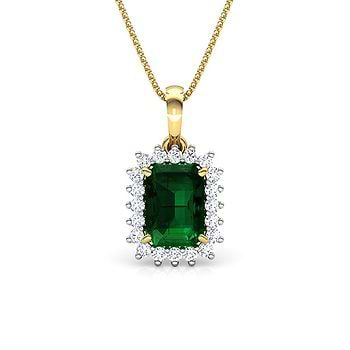 Haze Elegance Gemstone Pendant