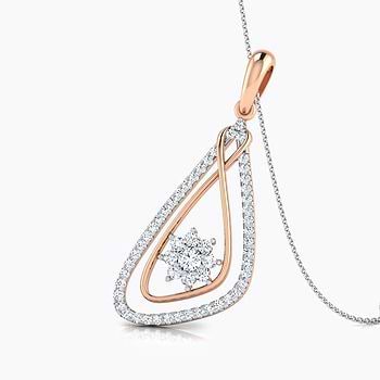 Triangular Diamond Pendant