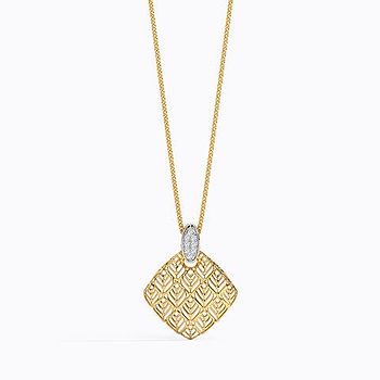 Joe Trellis Diamond Pendant