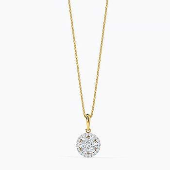 Carol Seven Stone Diamond Pendant