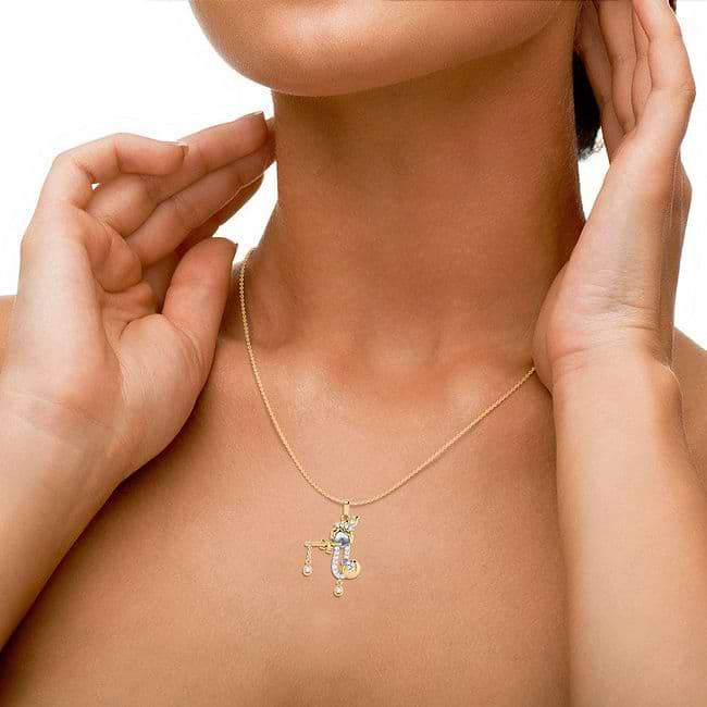 Laddu gopal shop gold pendant