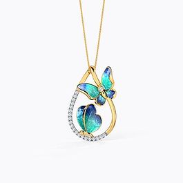 Caratlane butterfly pendant hotsell