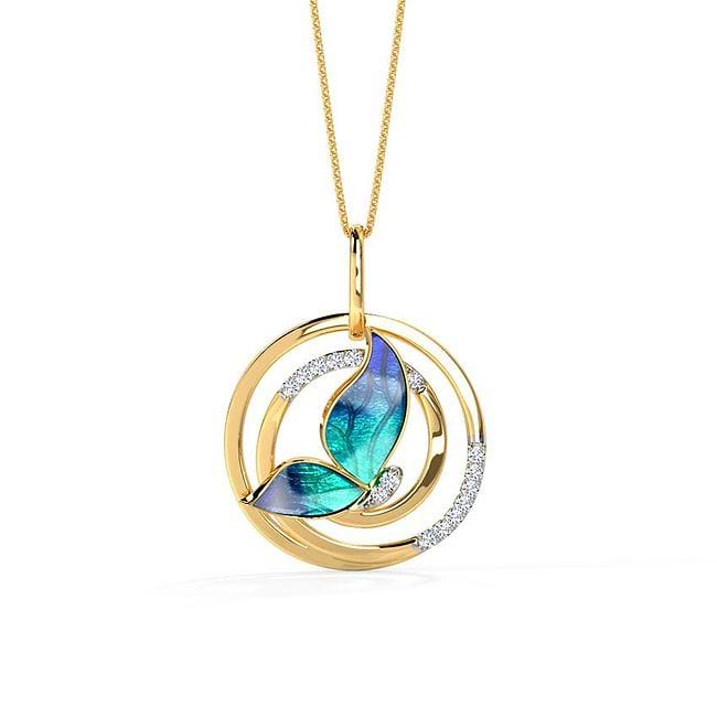 Gold pendant caratlane on sale