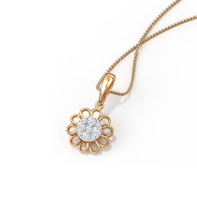 Caratlane diamond pendant sale