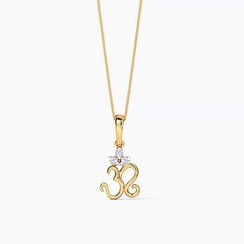 Trpti Om Diamond Pendant For Women