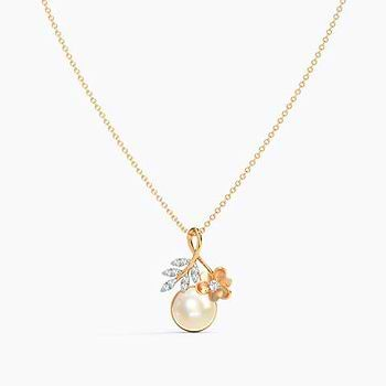 Viola Twist Pearl Pendant