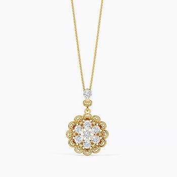 Melrose Ornate Diamond Pendant