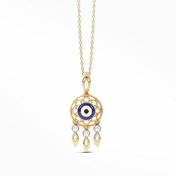 Dreamier Evil Eye Diamond Pendant
