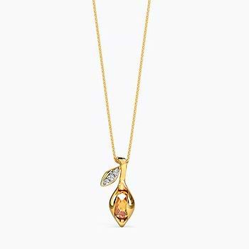 Radiant Flare Gemstone Pendant