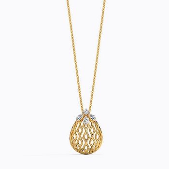 Breezy Drop Diamond Pendant
