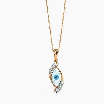 Evergreen Evil Eye Pendant