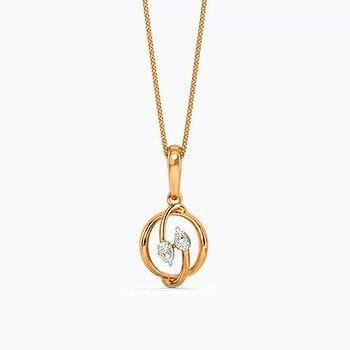 Swish Diamond Pendant