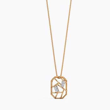 Hexa Mesh Diamond Pendant