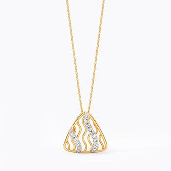 Noir Interlace Diamond Pendant