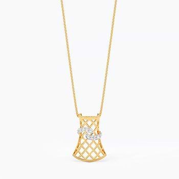 Mesh Muse Diamond Pendant