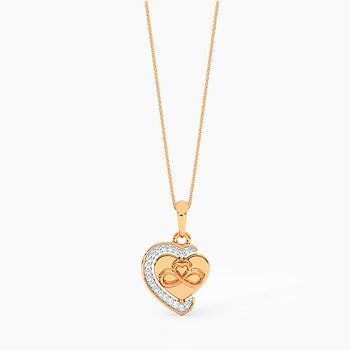 Engraved Elegance Diamond Pendant