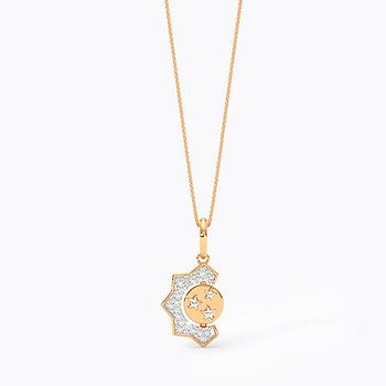 Personalised Radiant Diamond Pendant