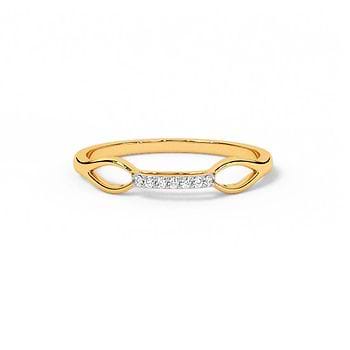 Swift Toss Diamond Ring
