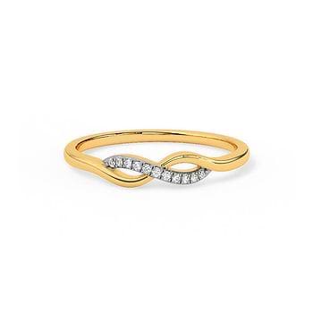 Sleek Infinity Diamond Ring