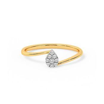 Petite Bud Diamond Ring