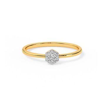 Alliance Webs Diamond Ring