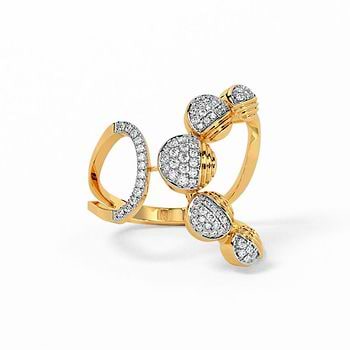 Moon Mirage Diamond Ring
