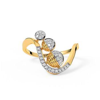 Moonlit Dusk Diamond Ring