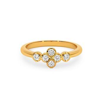 Luxe Pave 22KT Diamond Ring