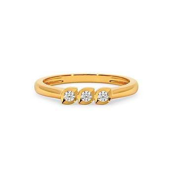 Trinity 22KT Diamond Ring