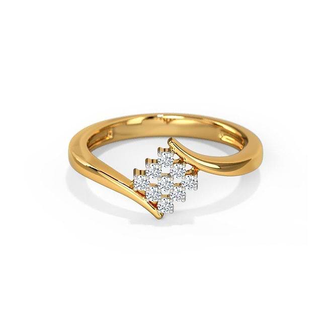 Buy Elana Cluster Diamond Ring Online | CaratLane