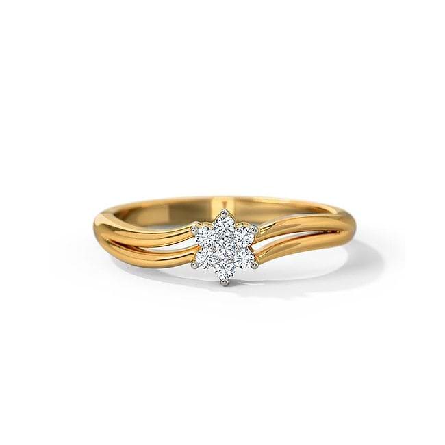 Caratlane rings gold discount