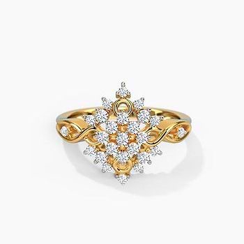 Darning Diamond Ring