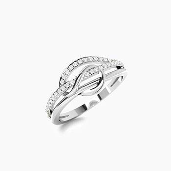 Lover's Knot Platinum Ring