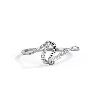 Celestial Wave Platinum Ring