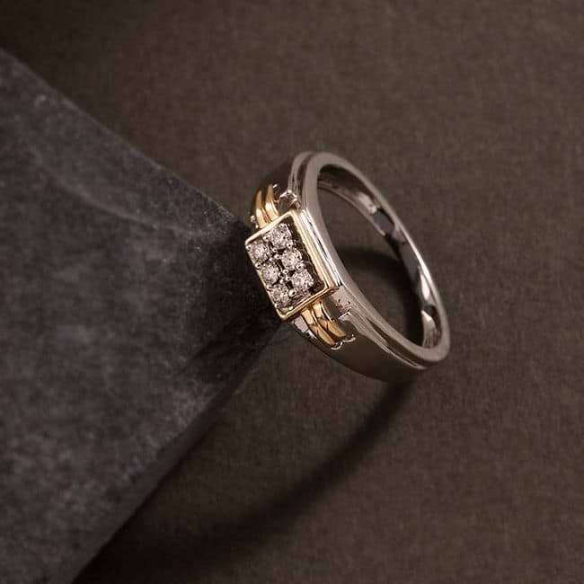 CaratLane .925 Sterling Silver and Diamond Ring : Amazon.in: Fashion