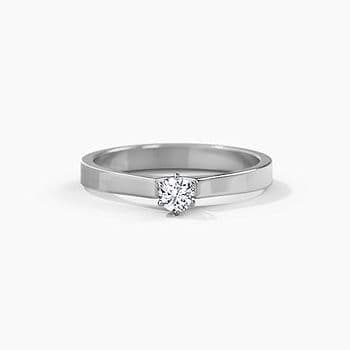 Jade Platinum Ring