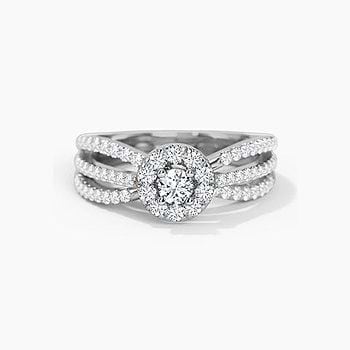 Lura Halo Diamond Ring