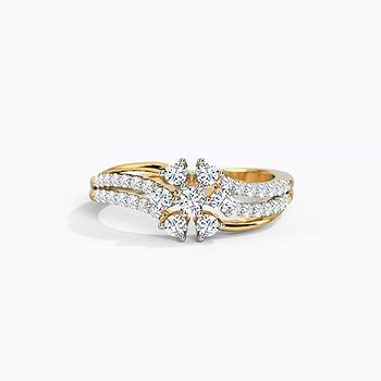 Flora Clone Diamond Ring