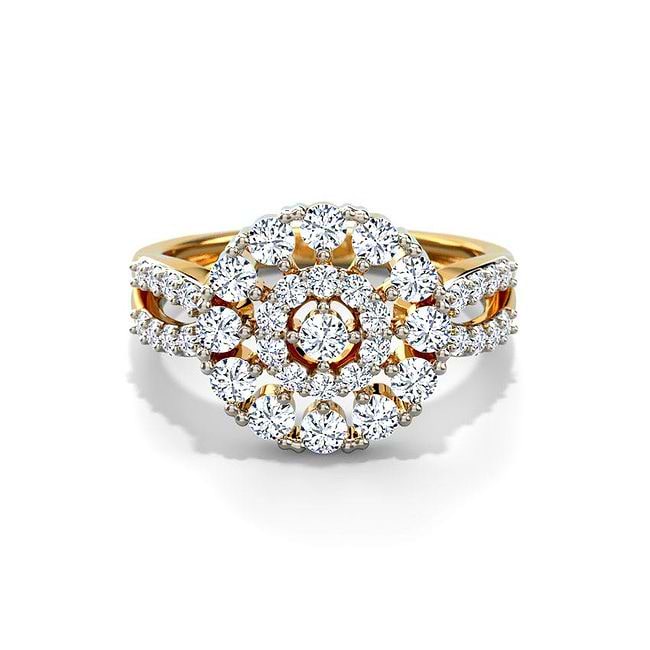 Shop Lelani Diamond Ring Online | CaratLane US