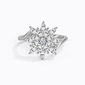 Glint Flora Diamond Ring