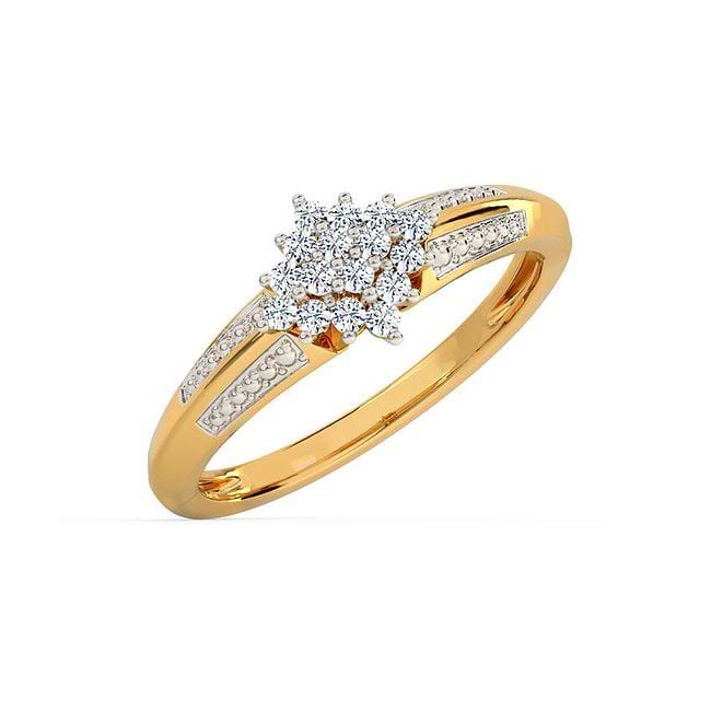 Beryl Overlapping Diamond Ring Jewellery India Online - CaratLane.com
