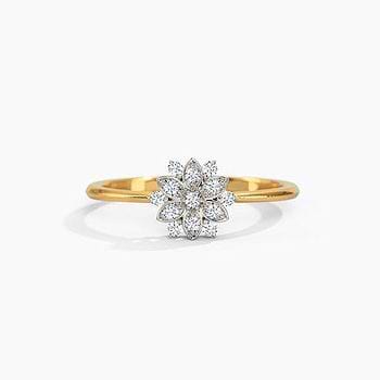Kiki Fiorella Floral Diamond Ring