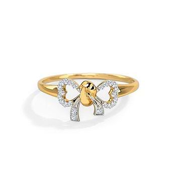 Ava Bow Diamond Ring