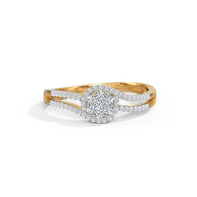 Pure gold online ring online shopping